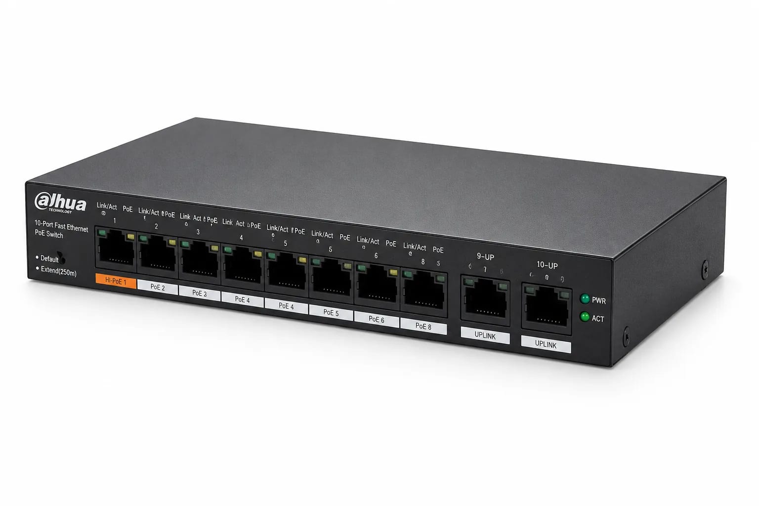 Switch PoE - 10 ports